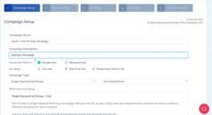 ppc campaign screenshot